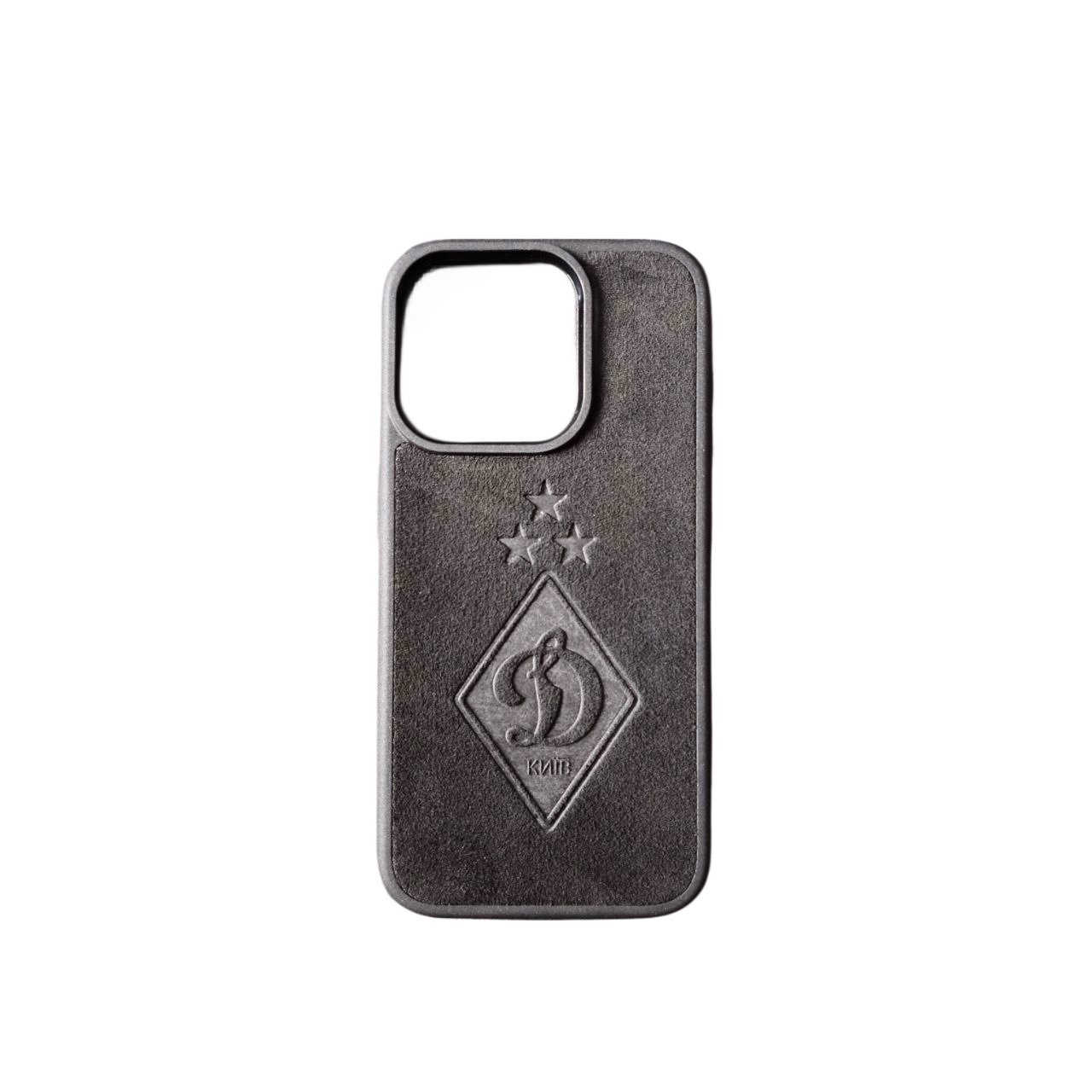 Alcantara black case cover "DK New Logo"